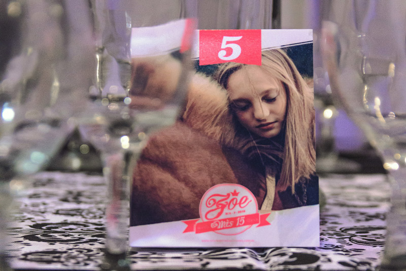 Foto-Número de mesa